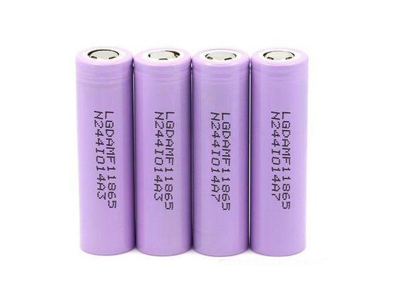 2200mAh LG 18650MF1 3.6 V Rechargeable Lithium Ion Battery CC-CV Charge Method