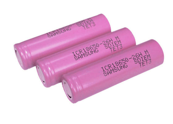 ICR18650-26HM 18650 Power Cell , 3.6V 2600mAh Lithium Ion Rechargeable Battery Cell
